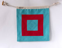 Load image into Gallery viewer, Character Strengths Signal Flags with letterpress-printed labels