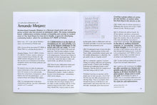 Load image into Gallery viewer, spread with an interview with Armando Minjarez