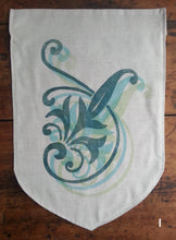 Load image into Gallery viewer, Flourish Woodcut-Printed Banners