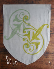 Load image into Gallery viewer, Flourish Woodcut-Printed Banners