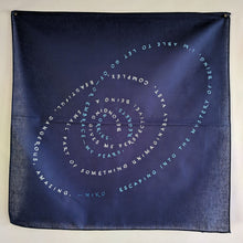 Load image into Gallery viewer, niko bandana blue spirals