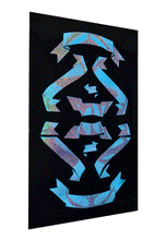 Load image into Gallery viewer, Giant Glitter Sticker Sheet: Ten Banners for Home and Office