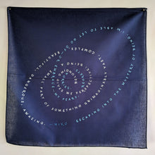 Load image into Gallery viewer, niko bandana blue spirals
